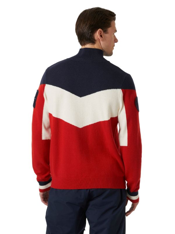Sweter Helly Hansen Apres Knitted Sweater Czerwony