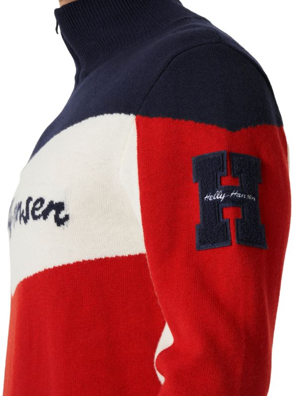 Sweter Helly Hansen Apres Knitted Sweater Czerwony