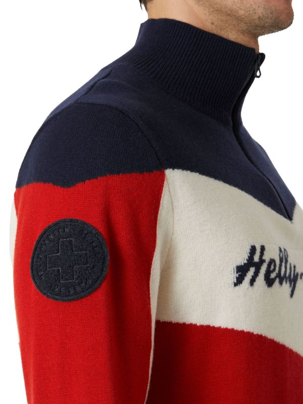 Sweter Helly Hansen Apres Knitted Sweater Czerwony