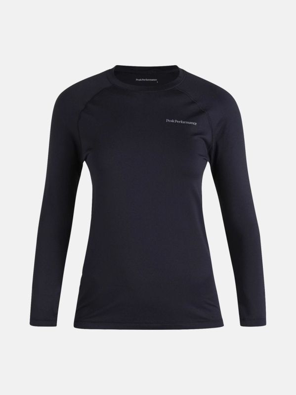 KOSZULKA PEAK PERFORMANCE DAMSKA SPIRIT CREW BLACK