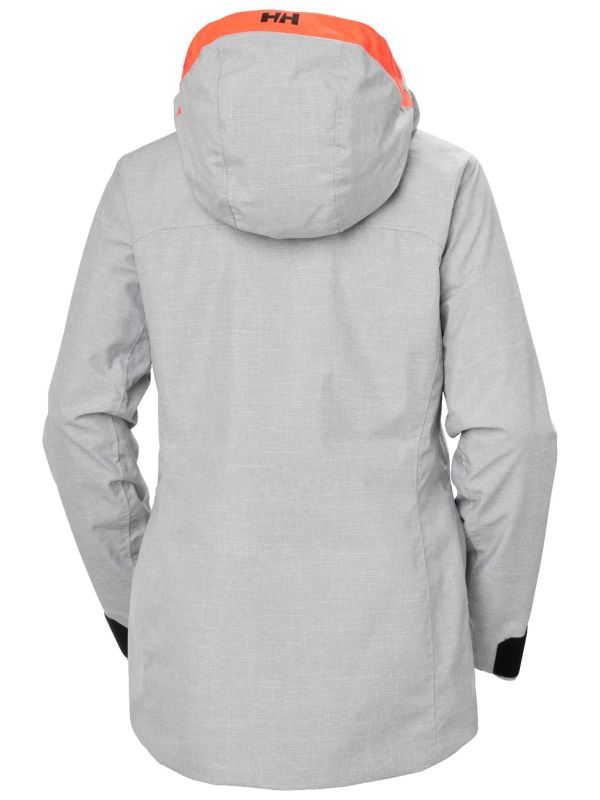 Kurtka narciarska damska Helly Hansen Powderqueen 3.0 grey melange