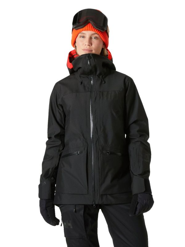 Kurtka Narciarska Helly Hansen W Powderqueen 3.0 Jacket Czarna