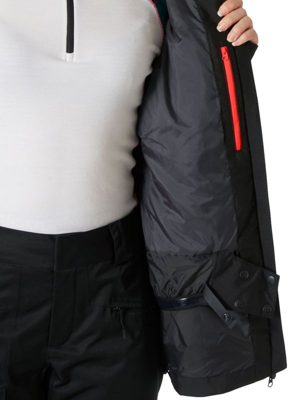 Kurtka Narciarska Helly Hansen W Powderqueen 3.0 Jacket Czarna