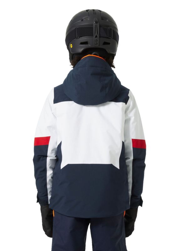 Kurtka Narciarska Helly Hansen Jr Elevate Jacket Granatowa