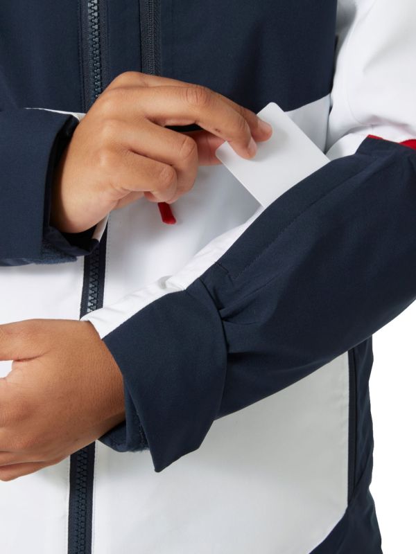 Kurtka Narciarska Helly Hansen Jr Elevate Jacket Granatowa