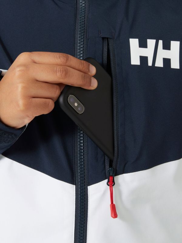 Kurtka Narciarska Helly Hansen Jr Elevate Jacket Granatowa