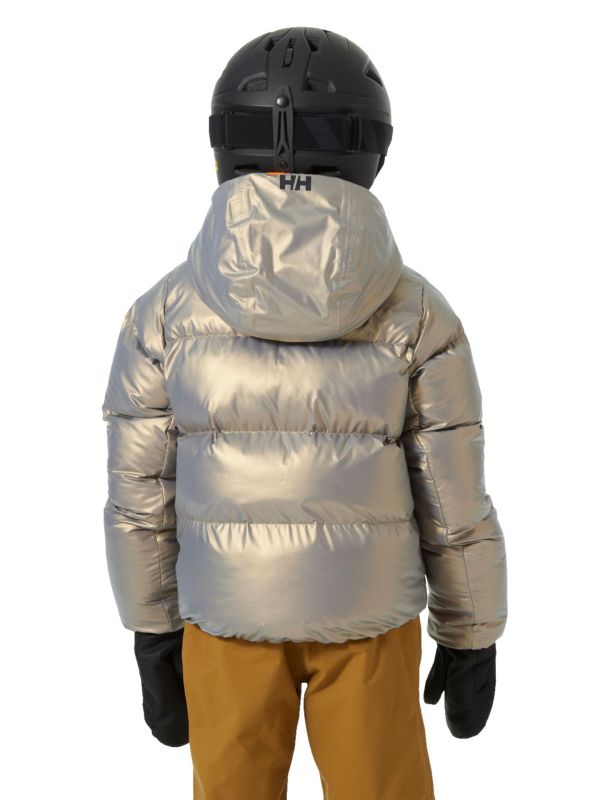 Kurtka Narciarska Helly Hansen Jr Nora Short Puffy Jacket Złota