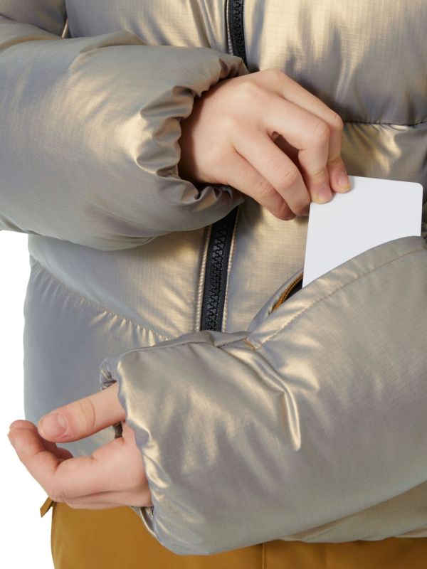 Kurtka Narciarska Helly Hansen Jr Nora Short Puffy Jacket Złota