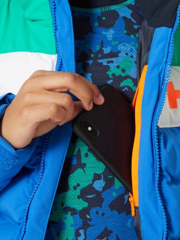 Kurtka Narciarska Helly Hansen Jr Cyclone Jacket Niebieska