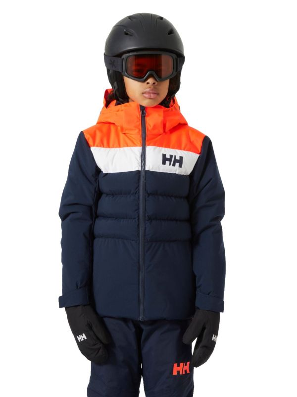 Kurtka Narciarska Helly Hansen Jr Cyclone Jacket Granatowa