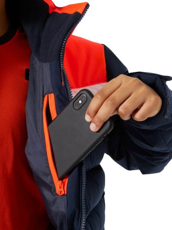 Kurtka Narciarska Helly Hansen Jr Cyclone Jacket Granatowa