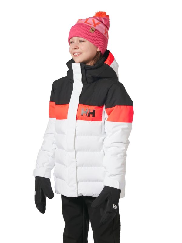 Kurtka Narciarska Helly Hansen Jr Diamond Jacket Biała
