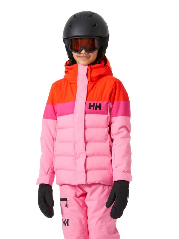 Kurtka Narciarska Helly Hansen Jr Diamond Jacket Różowa