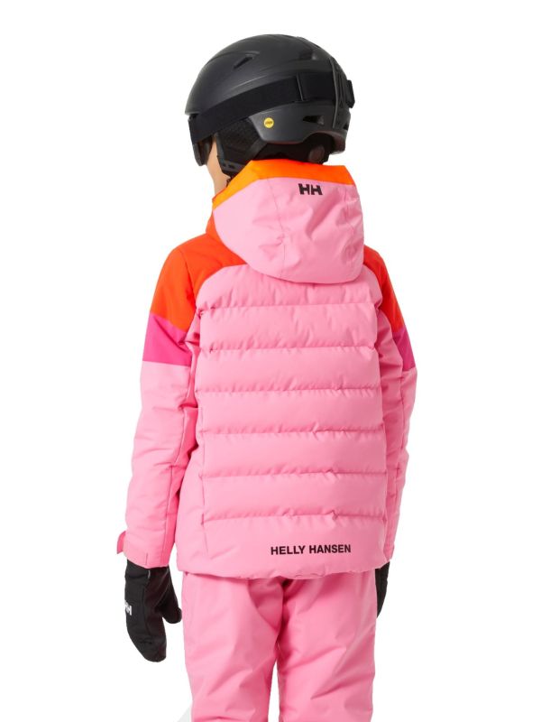 Kurtka Narciarska Helly Hansen Jr Diamond Jacket Różowa