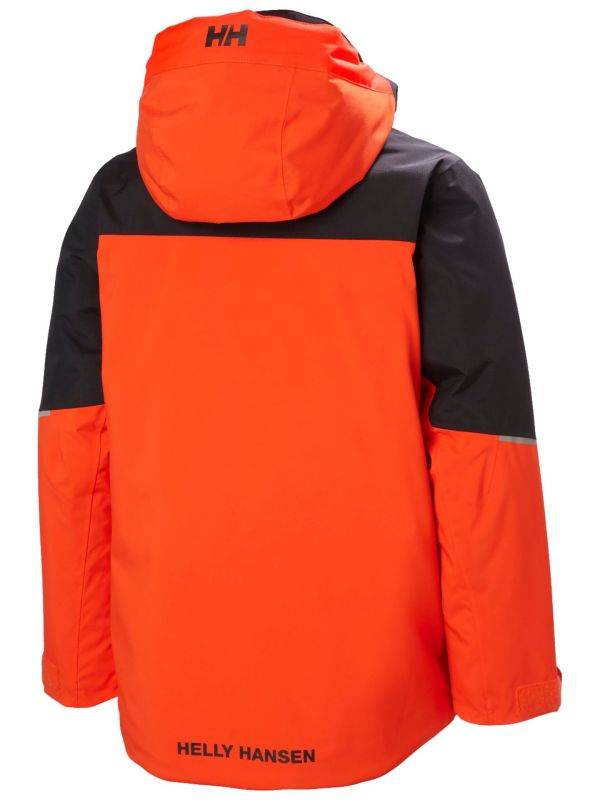 Kurtka Narciarska Helly Hansen Jr Summit Jacket Pomarańczowa