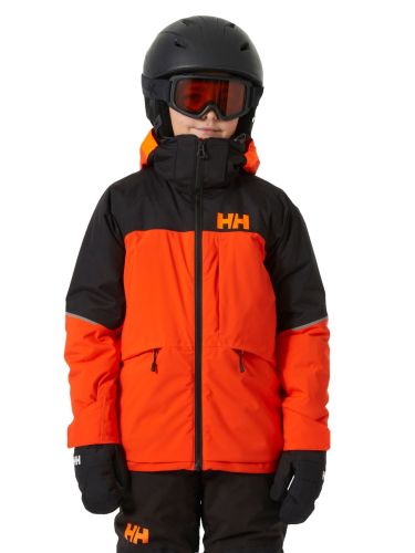 Kurtka Narciarska Helly Hansen Jr Summit Jacket Pomarańczowa