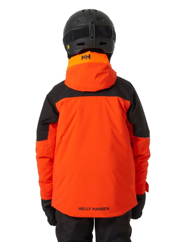 Kurtka Narciarska Helly Hansen Jr Summit Jacket Pomarańczowa