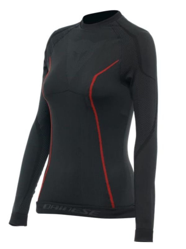 Koszulka Termoaktywna Dainese damska Thermo Ls Wmn czarno-czerwona