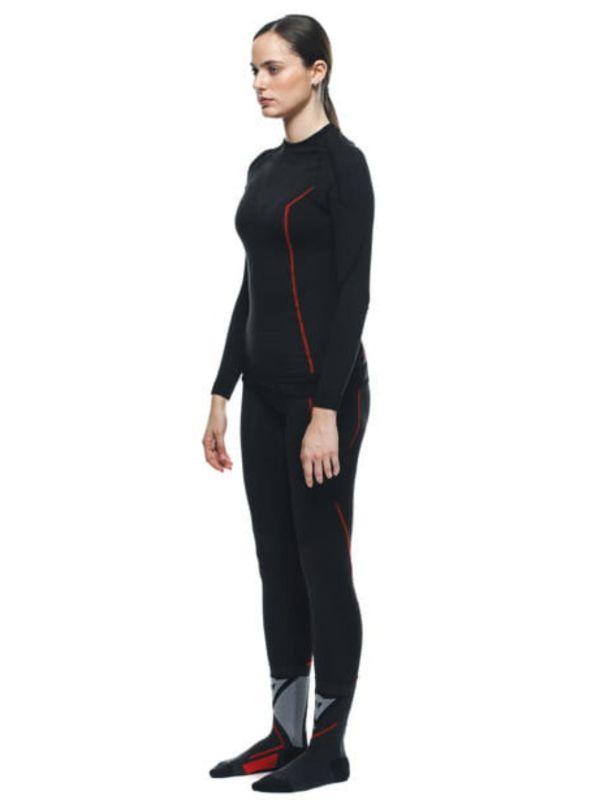 Koszulka Termoaktywna Dainese damska Thermo Ls Wmn czarno-czerwona