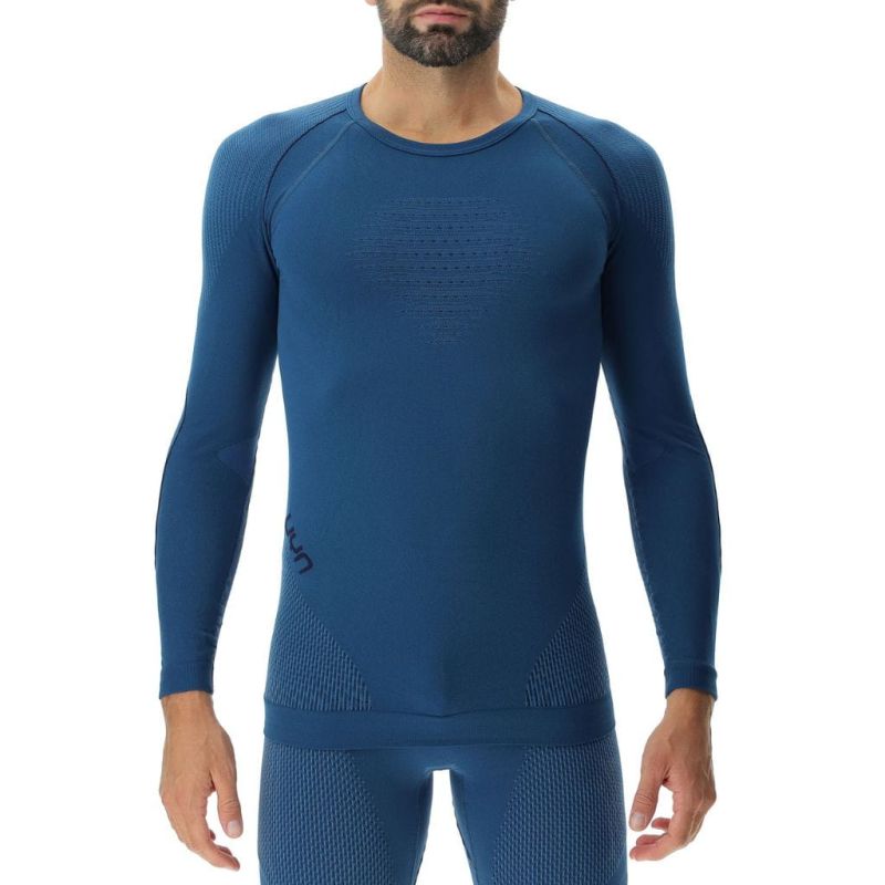 Koszulka Termoaktywna UYN Man Evolutyon UW Shirt Long Sl Granatowa.jpg