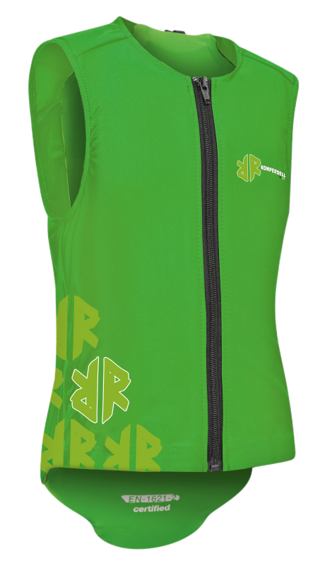Juniorska kamizelka sportowa komperdell zielona1.png
