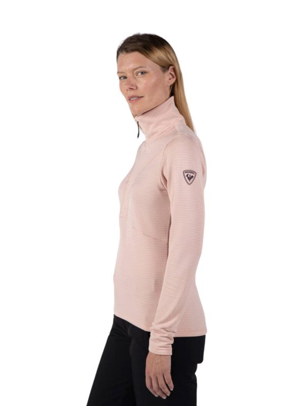Bluza Rossignol W Blackside Fleece HZ różowa3.jpg