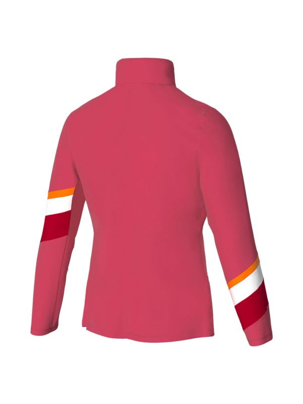 Bluza Rossignol damska W Strawpile Fleece FZ czerwona2.jpg