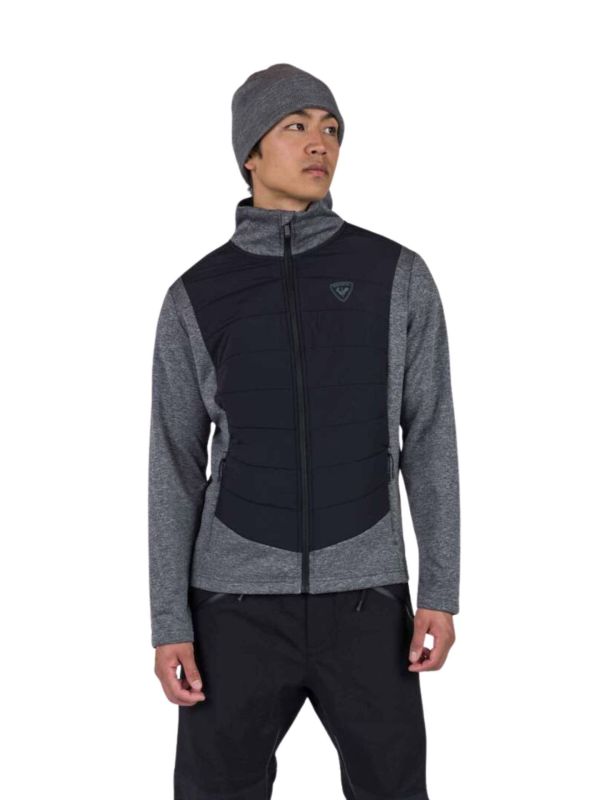 Bluza Rossignol męska Classique Hybrid Clim FZ szara1.jpg