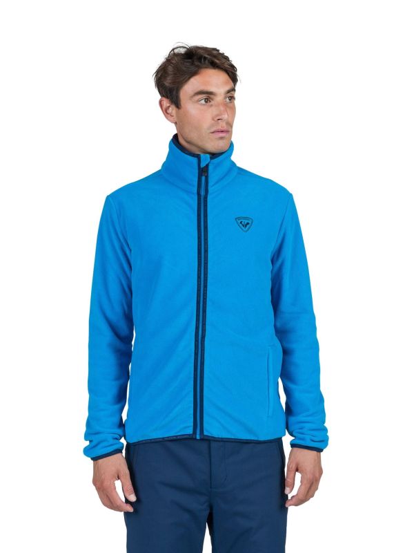 Bluza Rossignol męska Strawpile Fleece FZ niebieska1.jpg