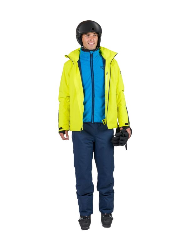 Bluza Rossignol męska Strawpile Fleece FZ niebieska2.jpg