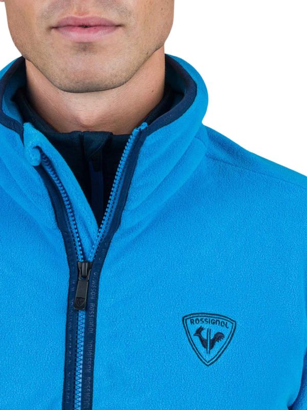 Bluza Rossignol męska Strawpile Fleece FZ niebieska5.jpg