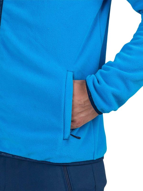 Bluza Rossignol męska Strawpile Fleece FZ niebieska6.jpg