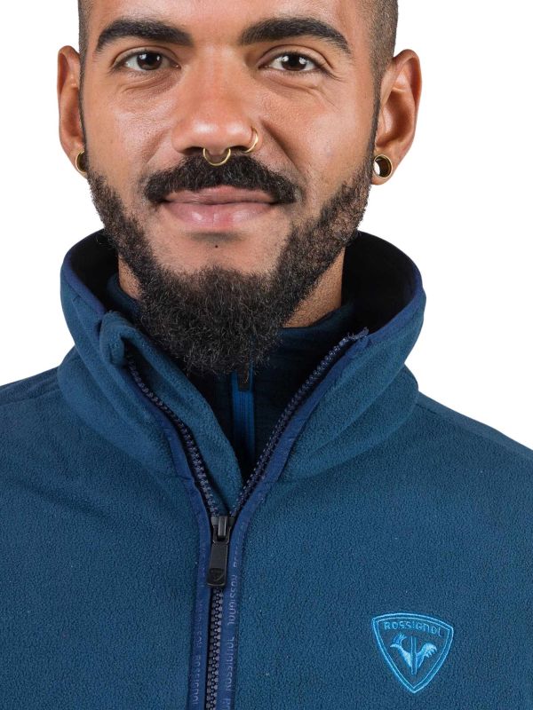 Bluza Rossignol męska Strawpile Fleece FZ granatowa5.jpg