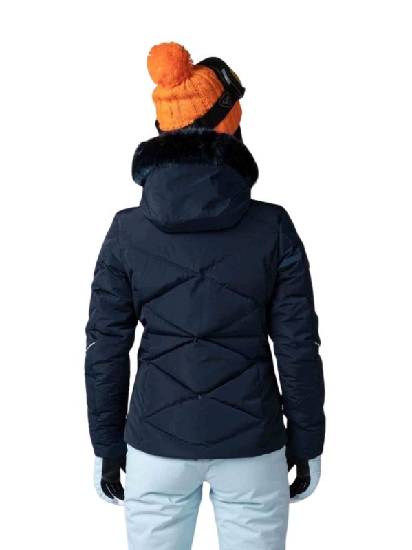 Kurtka Narciarska Rossignol damska W Staci pearly JKT granatowa 2.jpg