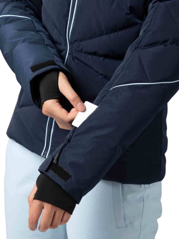 Kurtka Narciarska Rossignol damska W Staci pearly JKT granatowa 5.jpg