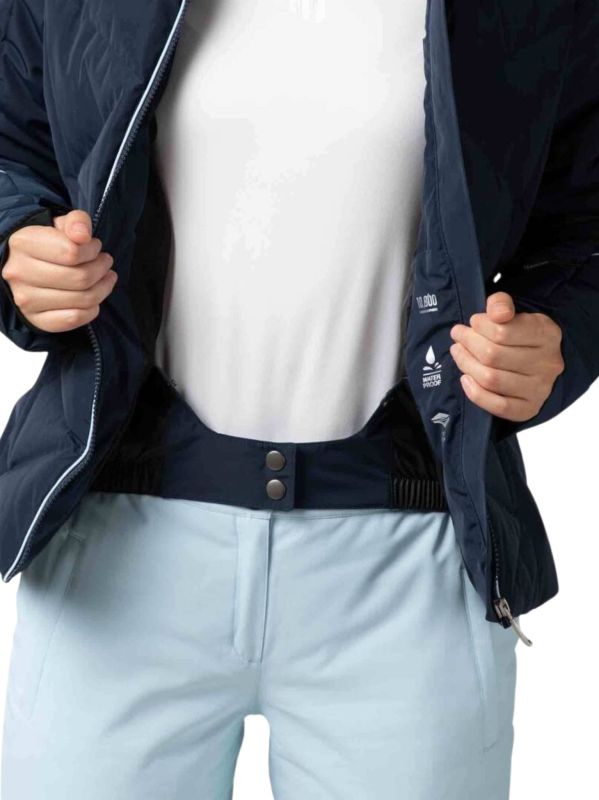 Kurtka Narciarska Rossignol damska W Staci pearly JKT granatowa 6.jpg