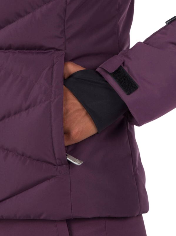 Kurtka Narciarska Rossignol damska W Staci pearly JKT fioletowa4.jpg