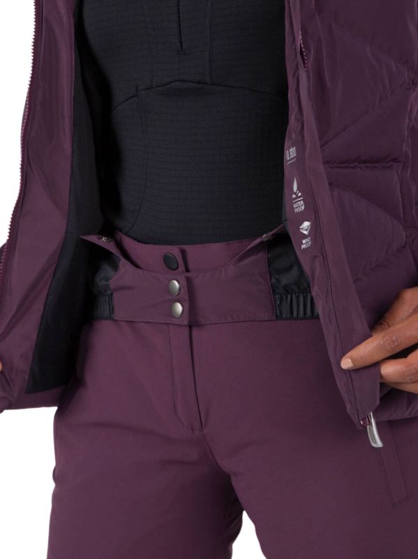 Kurtka Narciarska Rossignol damska W Staci pearly JKT fioletowa6.jpg