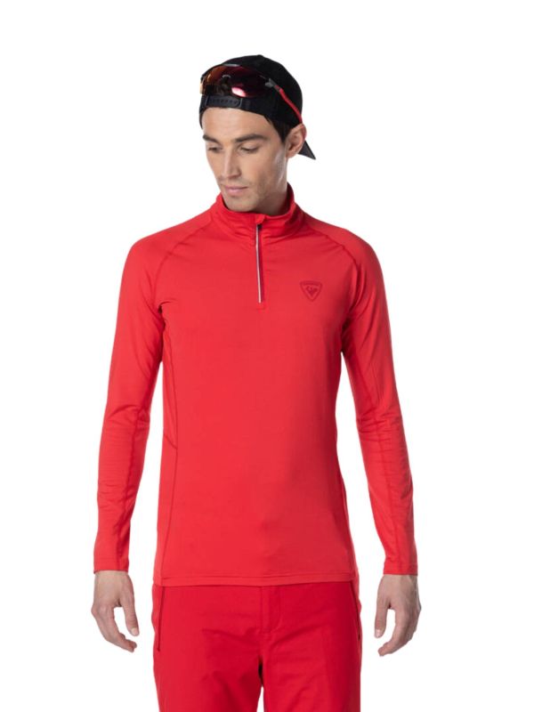 Koszulka termoaktywna Rossignol Classique 12 Zip czerwona1.jpg