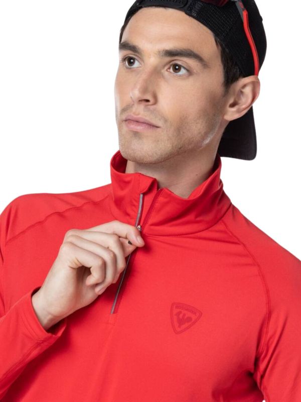 Koszulka termoaktywna Rossignol Classique 12 Zip czerwona5.jpg