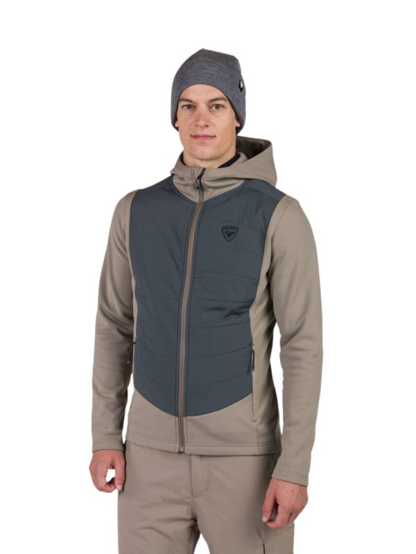 Bluza Rossignol męska Classique Hybrid Clim brązowa1.jpg