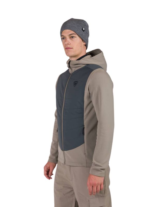 Bluza Rossignol męska Classique Hybrid Clim brązowa3.jpg