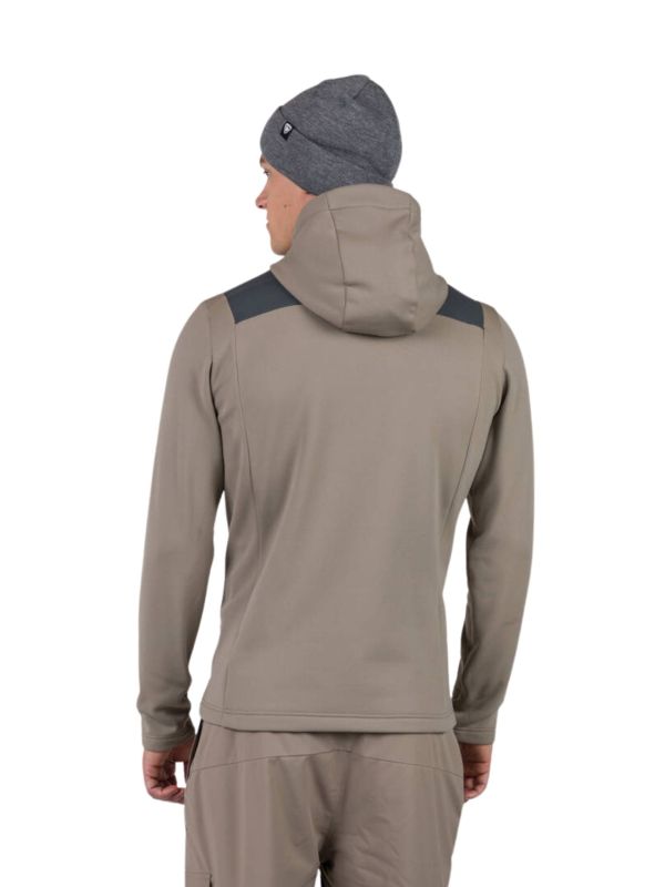 Bluza Rossignol męska Classique Hybrid Clim brązowa4.jpg