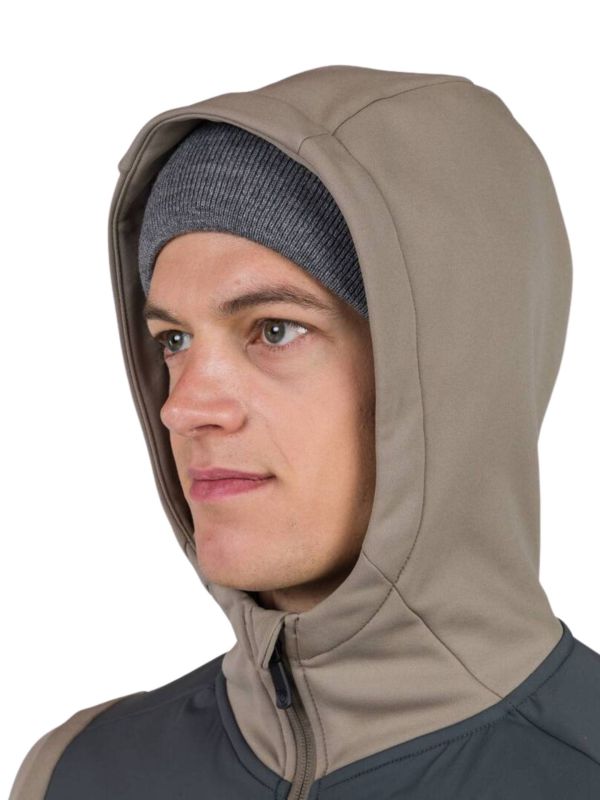 Bluza Rossignol męska Classique Hybrid Clim brązowa6.jpg