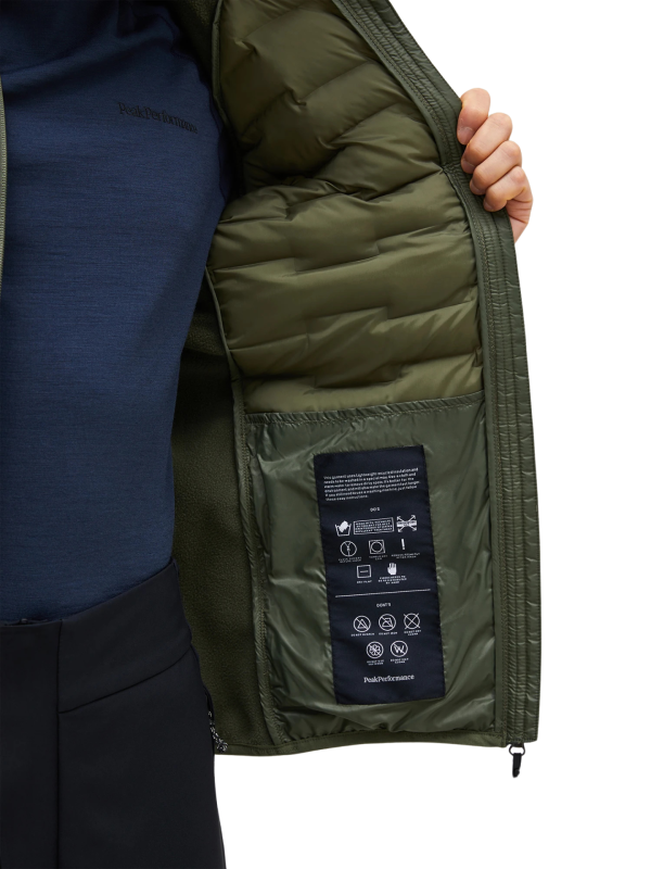 Kurtka Peak Performance męska M Argon Hybrid Hood zielona6.png