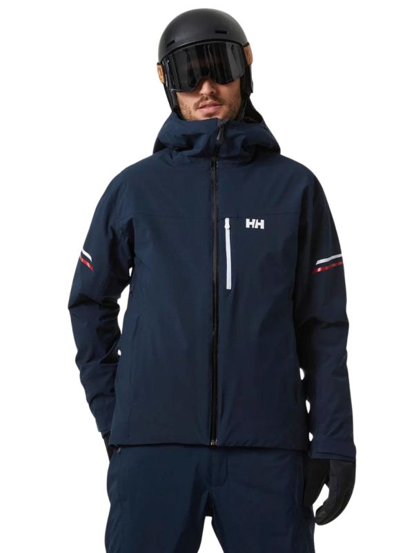 Kurtka Narciarska Helly Hansen Swift Team Jacket Granatowa3.jpg
