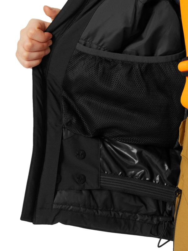 Kurtka Narciarska Helly Hansen Jr Elevate Jacket Czarna