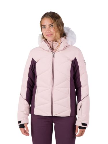 Kurtka narciarska Rossignol W Staci różowo-fioletowa