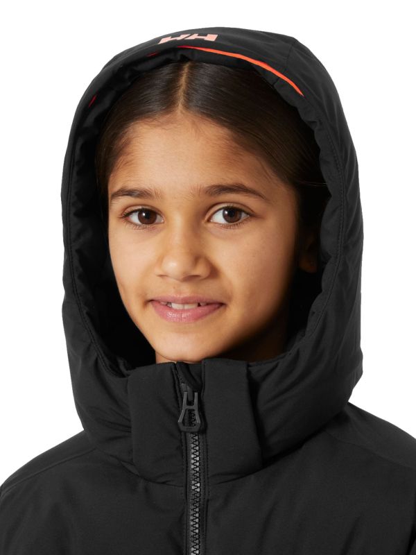 Kurtka Narciarska Helly Hansen Jr Nora Short Puffy Jacket Czarna