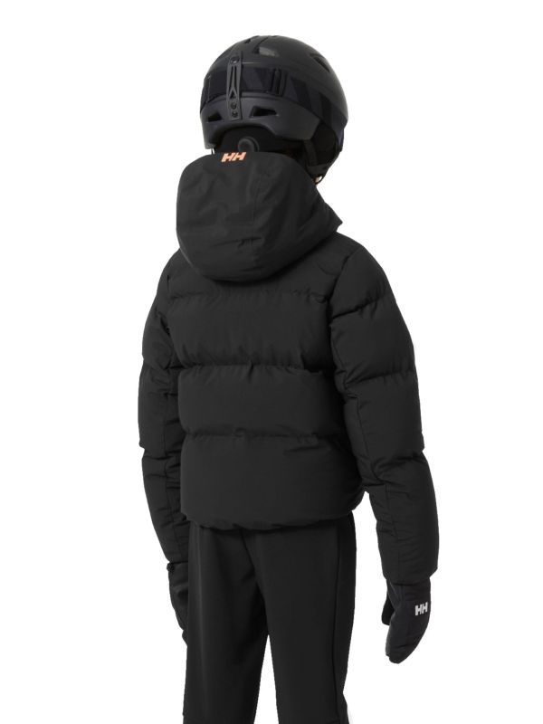Kurtka Narciarska Helly Hansen Jr Nora Short Puffy Jacket Czarna